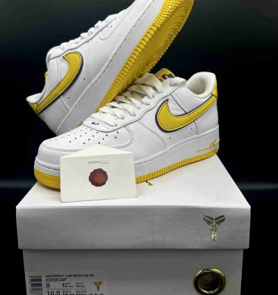 Nike Kobe Bryant x Air Force 1 Low Retro QS 'Lakers Home' FZ1151-100