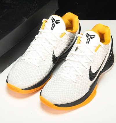 Kobe 6 Protro Playoff Pack White Del Sol