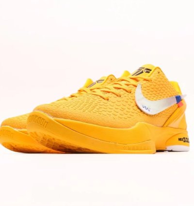 Nike Kobe 6 OFF-WHITE Yellow