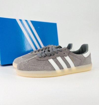 adidas Samba OG Grey Bliss Orange - HP7905