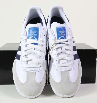 adidas Samba ADV White Shadow Navy - GW3158