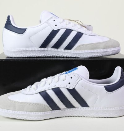 adidas Samba ADV White Shadow Navy - GW3158