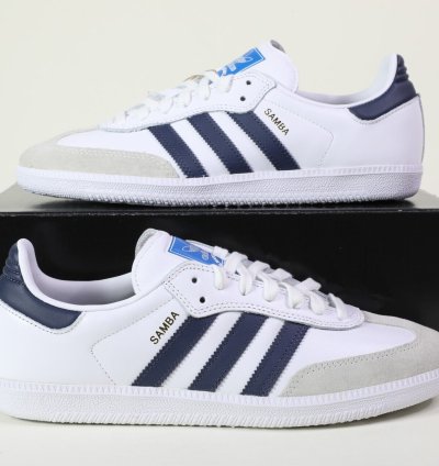 adidas Samba ADV White Shadow Navy - GW3158