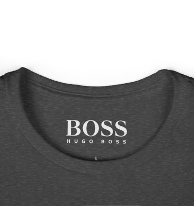 Hugo Boss Shirt Women's Softstyle Tee S to 2XL Dark Heather