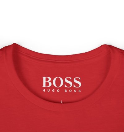 Hugo Boss Shirt Women's Softstyle Tee S to 2XL Red