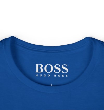 Hugo Boss Shirt Women's Softstyle Tee S to 2XL Royal Blue