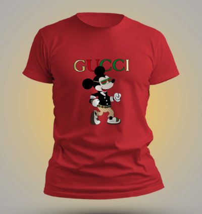 Mickey Gucci Tshirt Men's SIze S-5XL