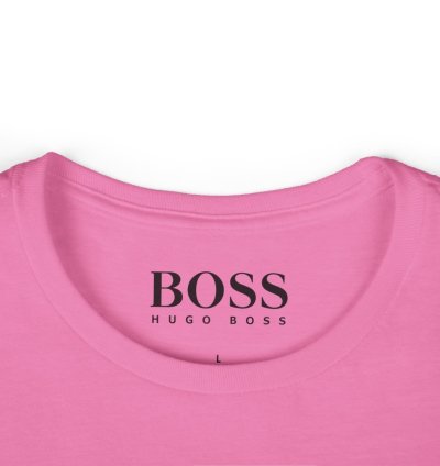 Hugo Boss Shirt Women's Softstyle Tee S to 2XL Azalea