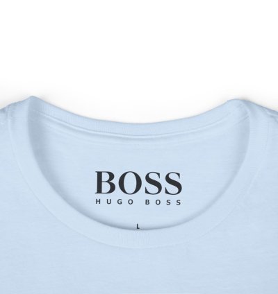 Hugo Boss Shirt Women's Softstyle Tee S to 2XL Light Blue