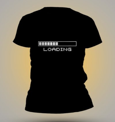 Waiting Loading Funny Shirt Men USA Size S-5XL