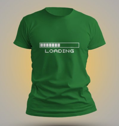 Waiting Loading Funny Shirt Men USA Size S-5XL