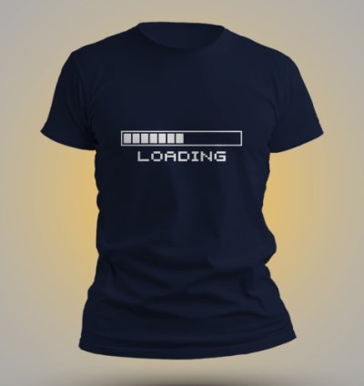 Waiting Loading Funny Shirt Men USA Size S-5XL