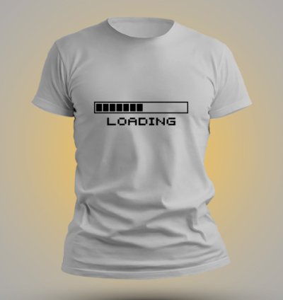 Waiting Loading Funny Shirt Men USA Size S-5XL