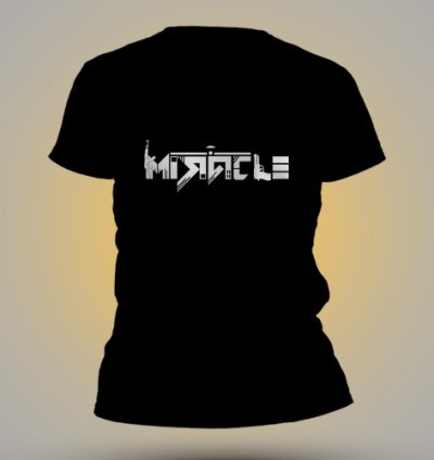 Miracle Logo Shirt Men Black USA SIze S-5XL