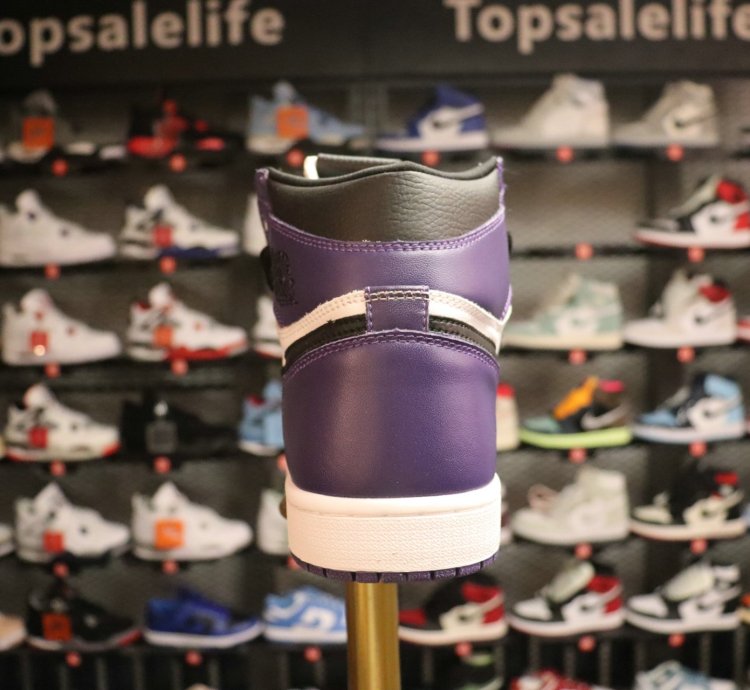 Air Jordan 1 Retro High OG 'Court Purple 2.0' also worn by Madsaki
