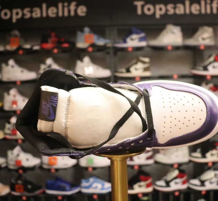 Air Jordan 1 Retro High OG 'Court Purple 2.0' also worn by Madsaki