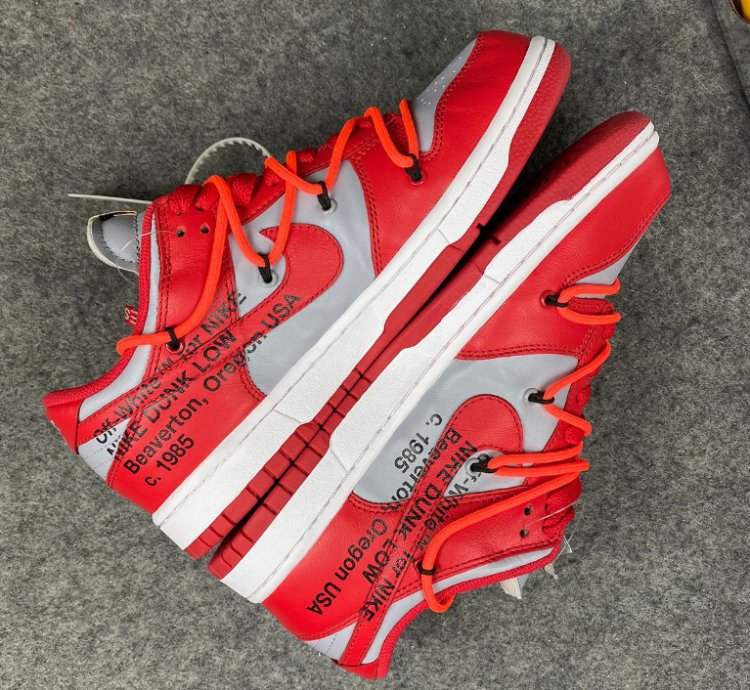 Nike Dunk Low Off-White University Red