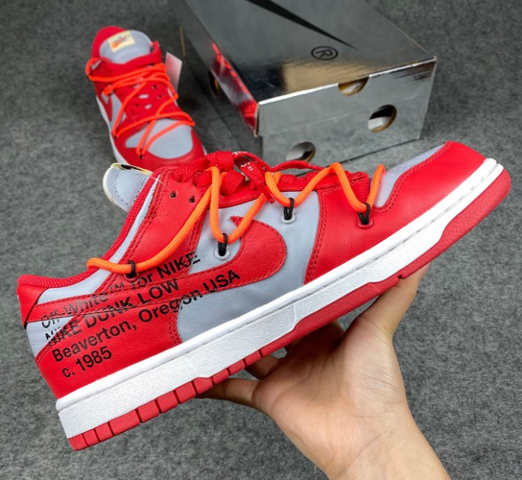 Nike Dunk Low Off-White University Red