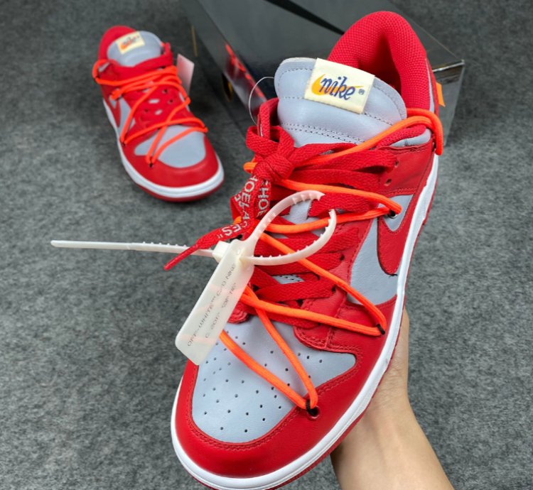 Nike Dunk Low Off-White University Red