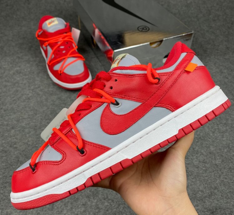 Nike Dunk Low Off-White University Red