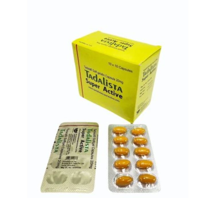 Tadalista Super Active Tadalafil 20 mg 10 pills generic
