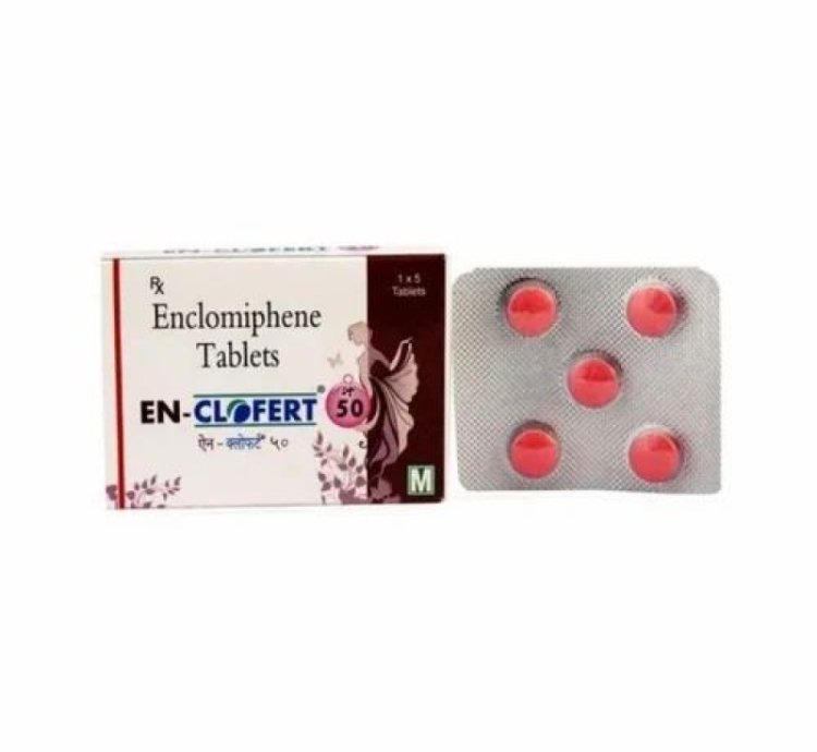 En Clofert Enclomiphene 50mg for female infertility 10 pills