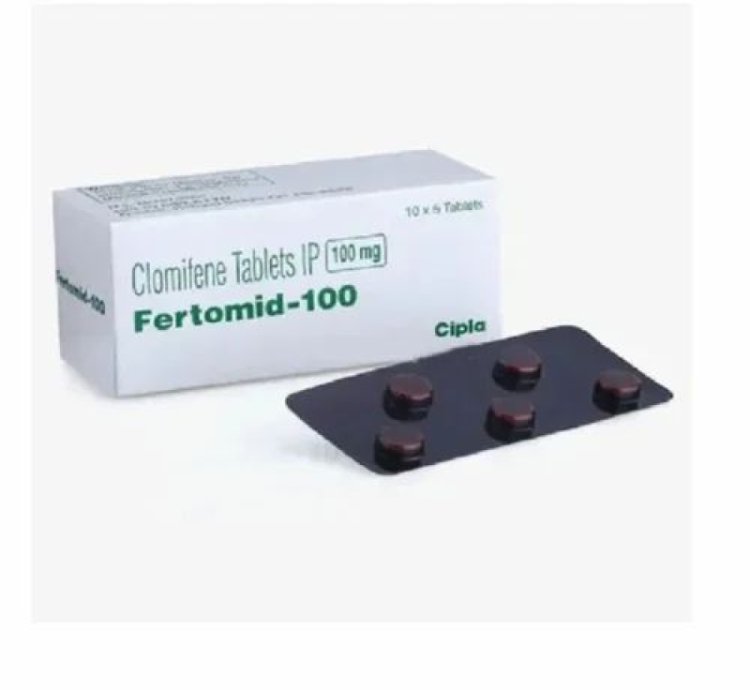 Fertomid Clomifene 100mg Tablet for female hormone estrogen 10 pills