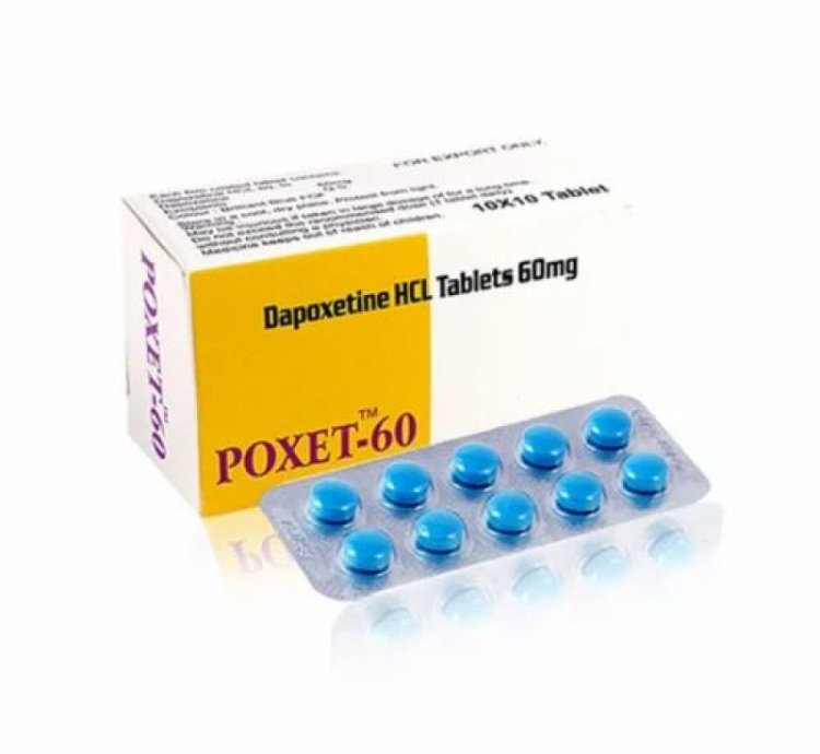 Poxet 60 Mg Dapoxetine hcl 10 pills
