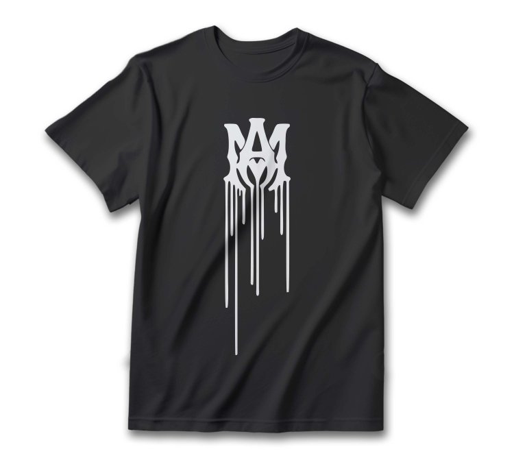 Amiri Drip Logo Men Shirt Size USA