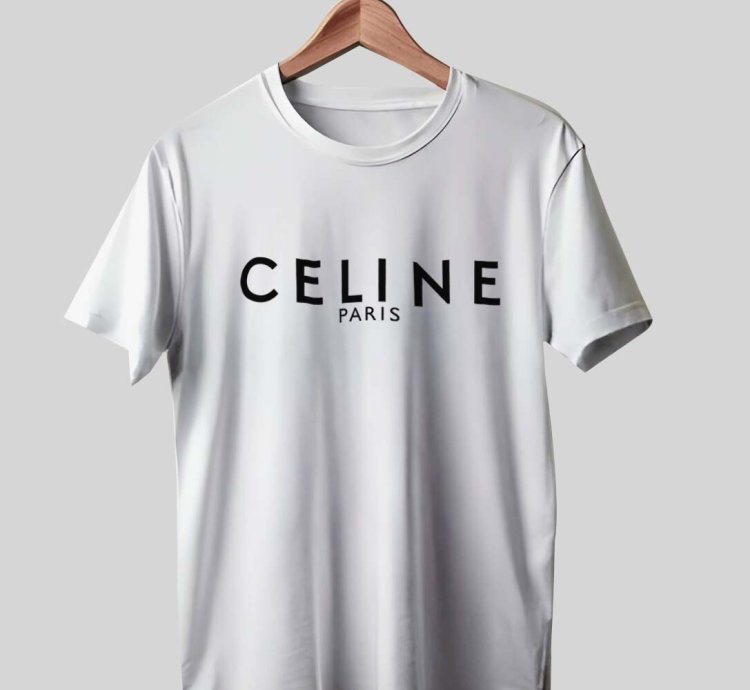 Celine Paris Logo Mens Shirt SIze USA