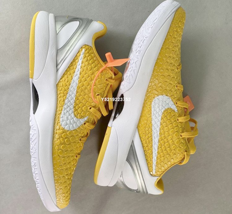 Nike Zoom Kobe 6 TB Protro ' White Yellow ' 454142-700