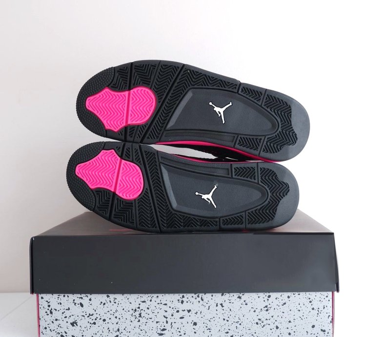 Jordan 4 ' Pink Thunder ' Sport Sneaker