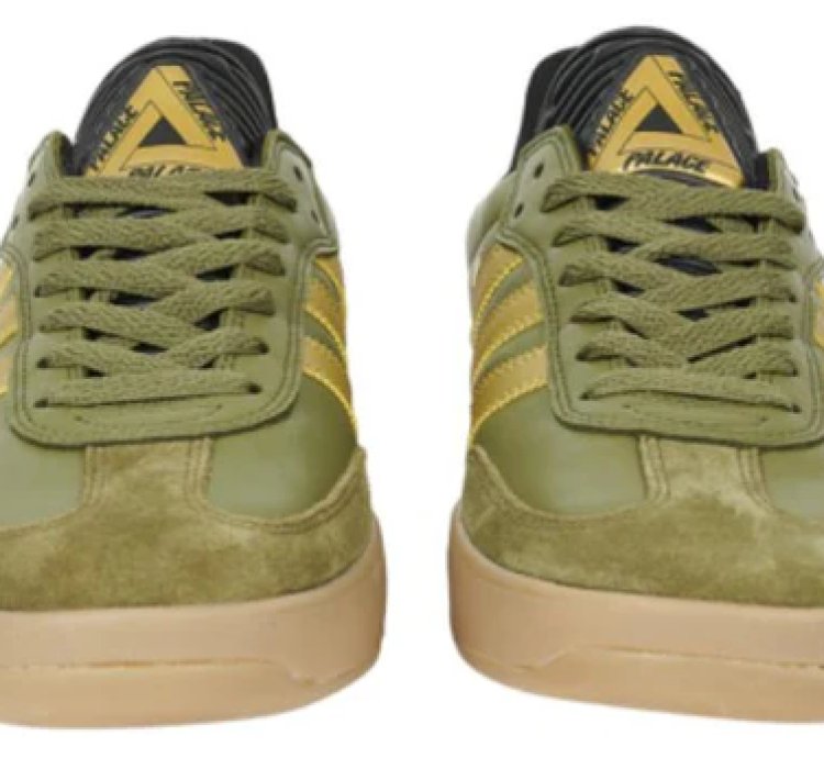 adidas Palace Puig Samba Olive Gold - HQ6100