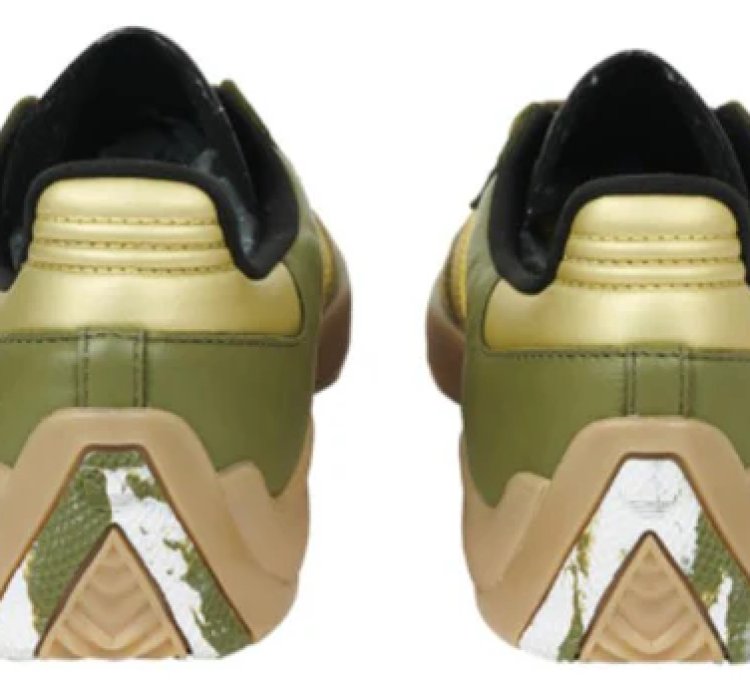adidas Palace Puig Samba Olive Gold - HQ6100