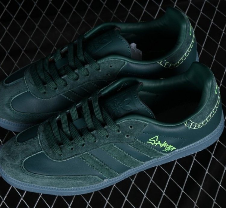 adidas Jonah Hill Samba Green - FW7458