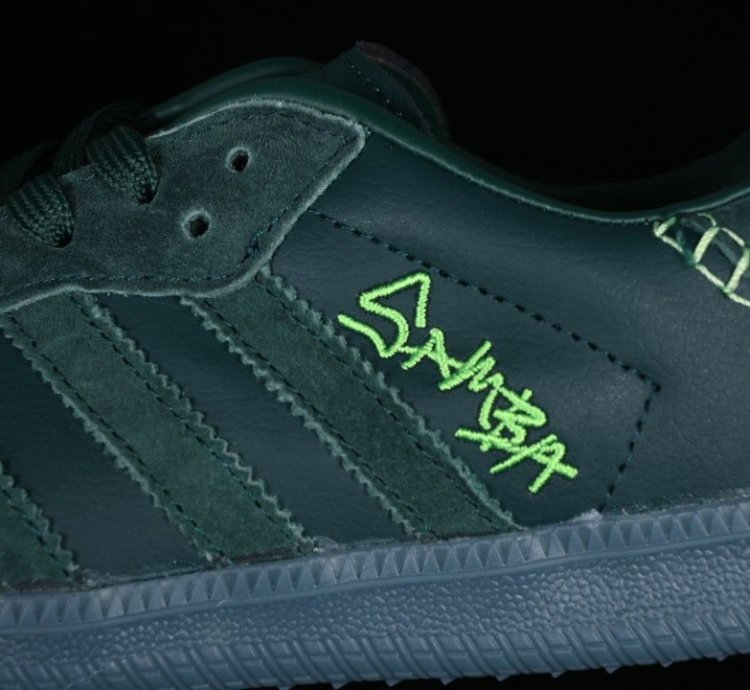 adidas Jonah Hill Samba Green - FW7458