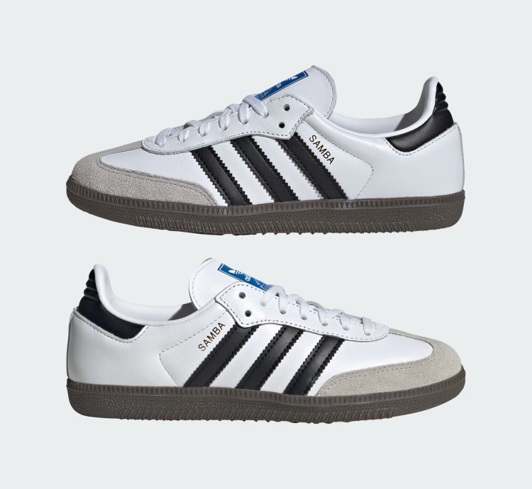 Grade School Samba OG J White Black Gum - IE3675