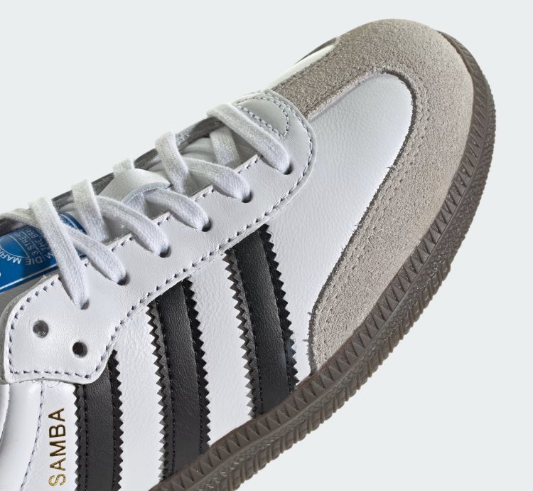 Grade School Samba OG J White Black Gum - IE3675