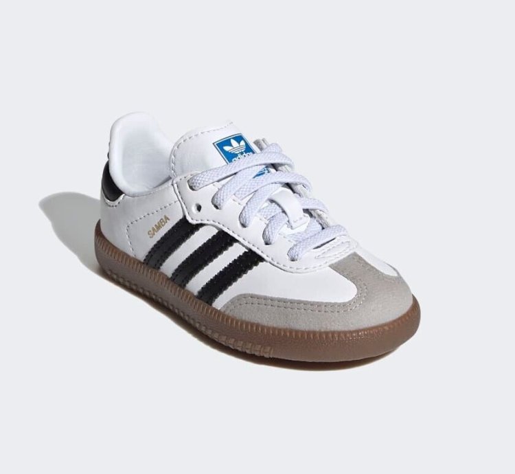 Toddler shoes adidas Samba OG White Black Gum - GZ8347