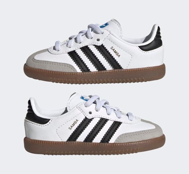 Toddler shoes adidas Samba OG White Black Gum - GZ8347