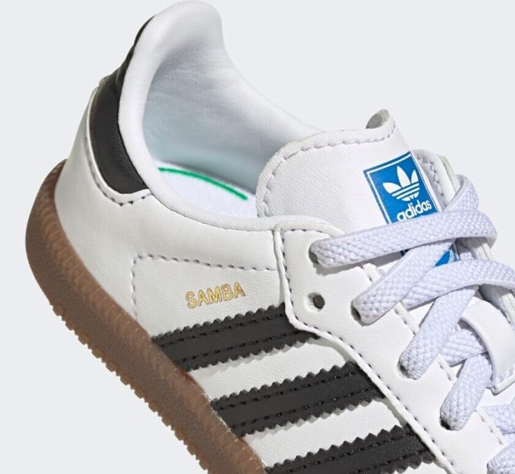 Toddler shoes adidas Samba OG White Black Gum - GZ8347