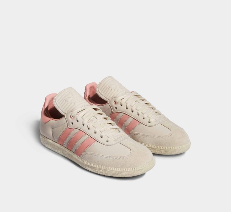adidas Pharrell Samba Human Race Aluminium Wonder Mauve - ID3127