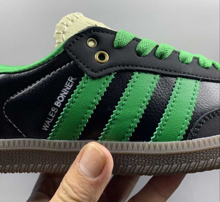 adidas Wales Bonner Samba Black Green - S42590