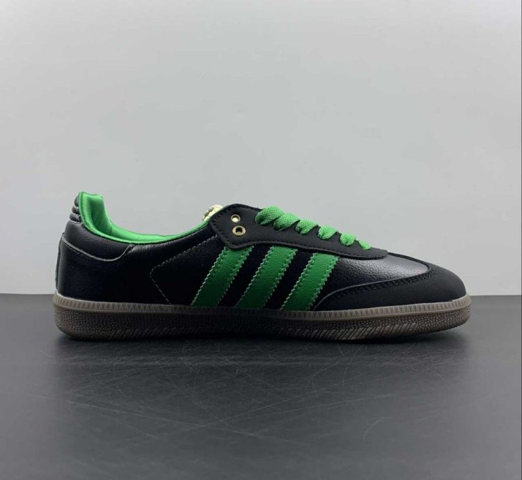 adidas Wales Bonner Samba Black Green - S42590