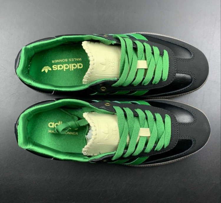 adidas Wales Bonner Samba Black Green - S42590
