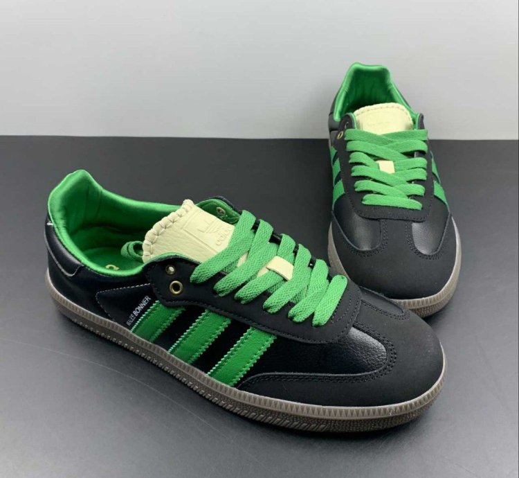 adidas Wales Bonner Samba Black Green - S42590