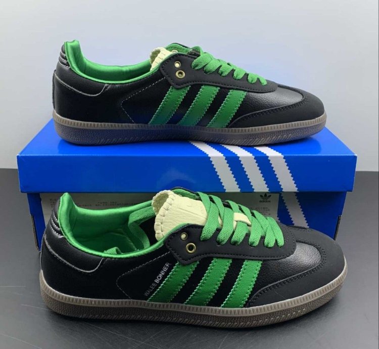 adidas Wales Bonner Samba Black Green - S42590