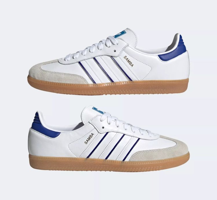 adidas Samba White Lucid Blue - IG2339