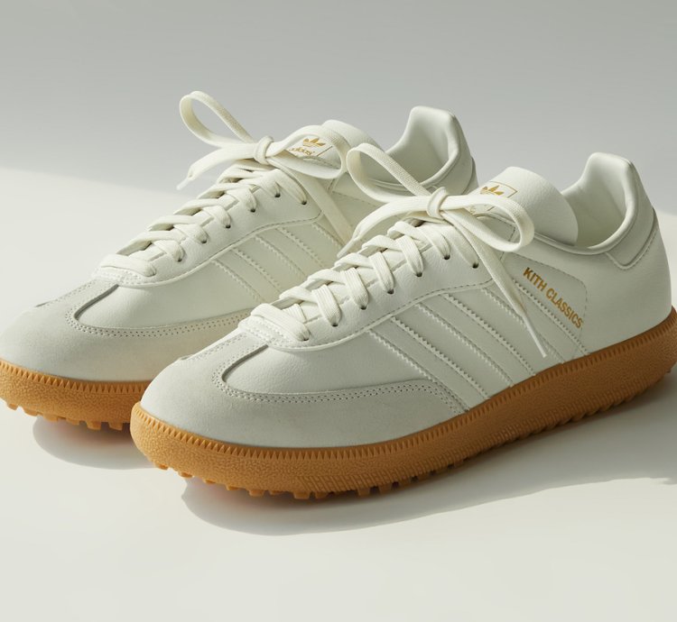 adidas Kith Samba Spikeless Golf White Gum - IG5709