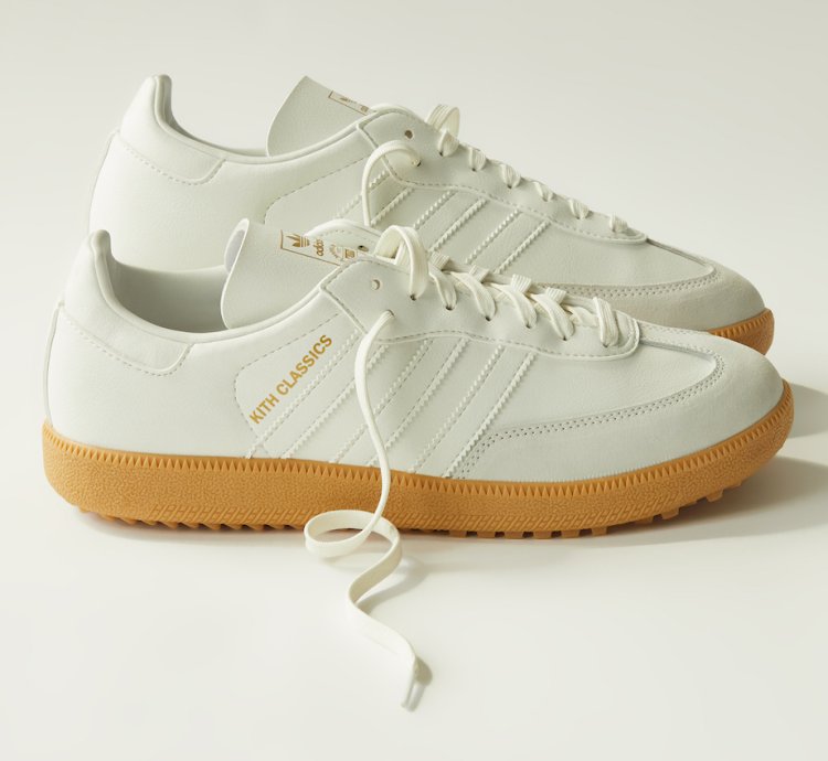adidas Kith Samba Spikeless Golf White Gum - IG5709